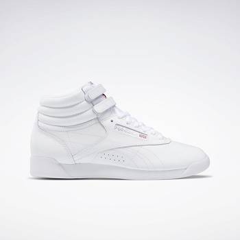 Reebok Freestyle Hi Biele - Damske Tenisky